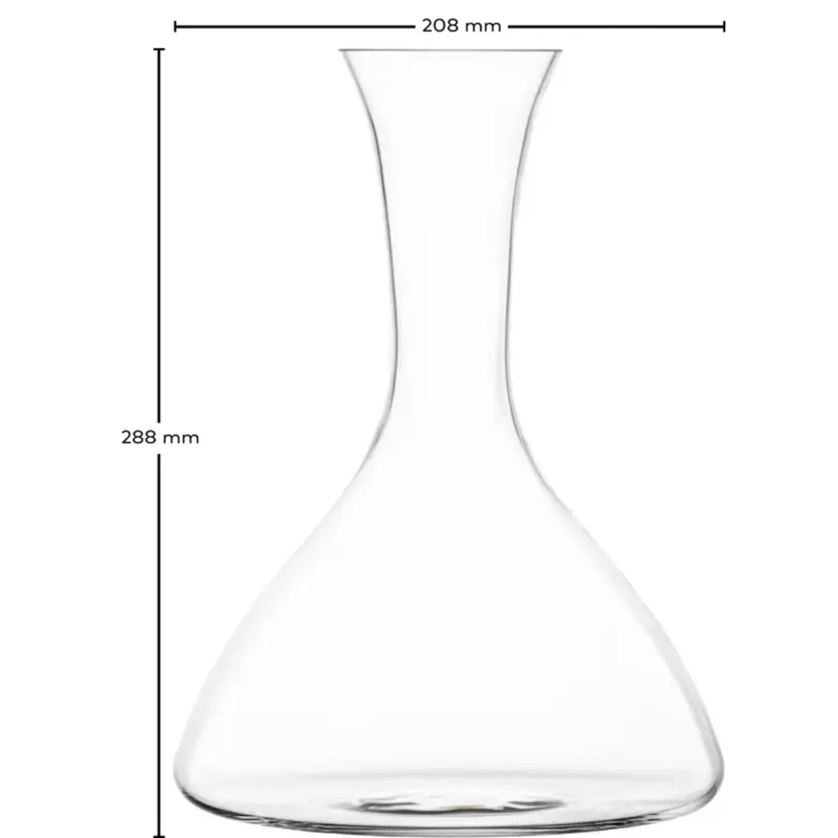 Zwiesel Collection Glas 750 ml decanteerkaraf Zwiesel Glas Vivid Senses (Sensa) decanteerkaraf 750 ml Zwiesel Glas 124071