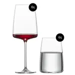 Zwiesel Collection Glas Limited edition Zwiesel Glas Vivid Senses 4x Fruity & Delicate (1) 535 ml en 4x Allround (42) 500 ml Zwiesel Glas 123317