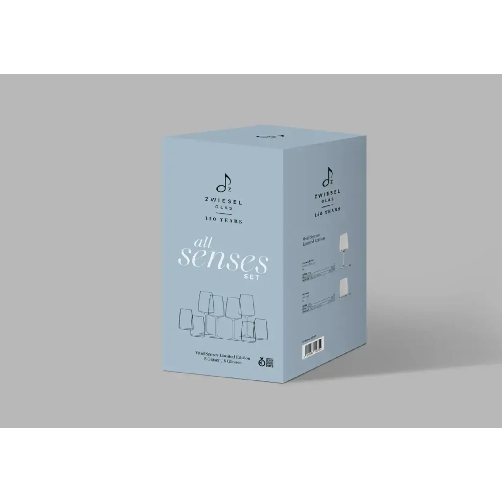 Zwiesel Collection Glas Limited edition Zwiesel Glas Vivid Senses 4x Fruity & Delicate (1) 535 ml en 4x Allround (42) 500 ml Zwiesel Glas 123317