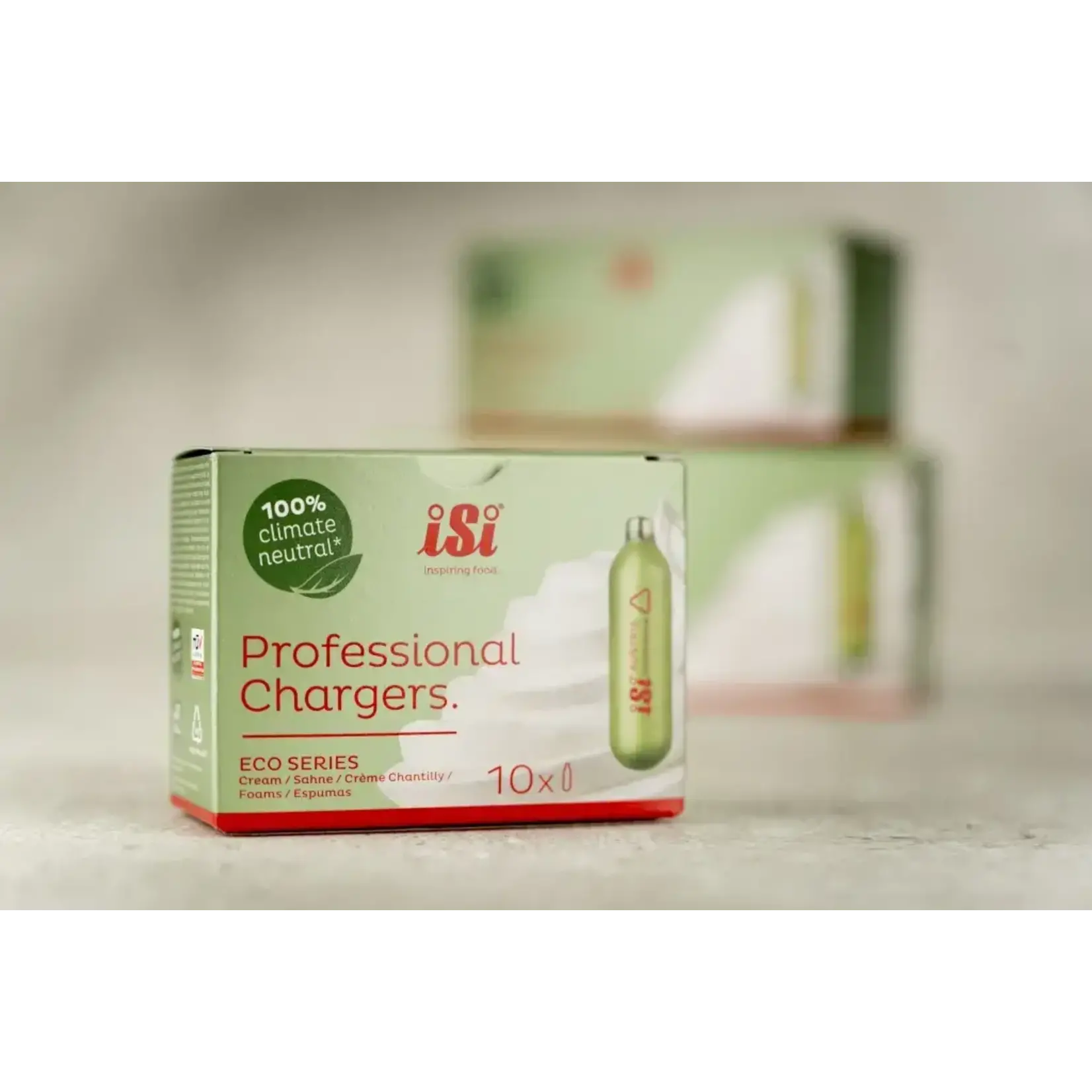iSi Culinary Whip 100 % klimaat neutrale slagroom patronen iSi Eco serie 10 stuks iSi 0707