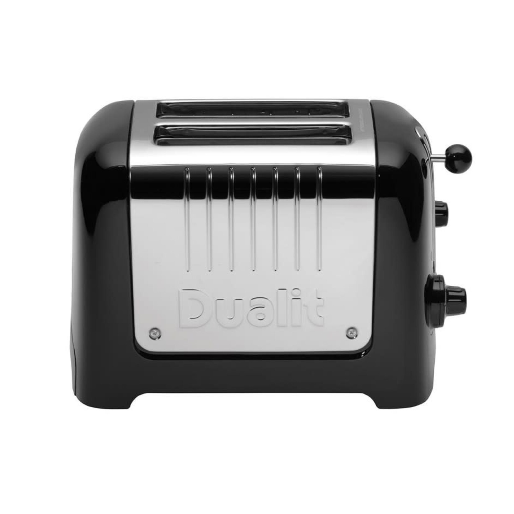 Dualit Broodrooster Dualit Lite Gloss Zwart 2 slots Toaster broodrooster + tosti zwart Dualit D26225
