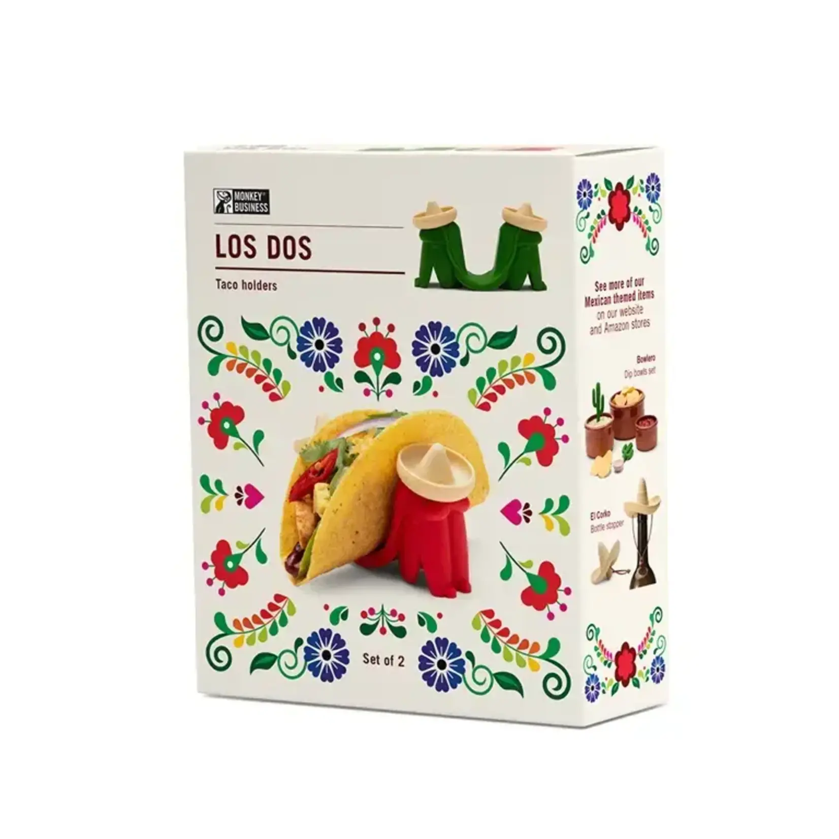 Diverse Merken Taco houders Monkey Business Tacohouder Los Dos set van 2 Monkey Business MB6949