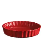 Emile Henry Ø 24 cm quiche vorm Emile Henry Taartvorm diep - Ø240mm - Grand Cru rood Emile Henry 346024