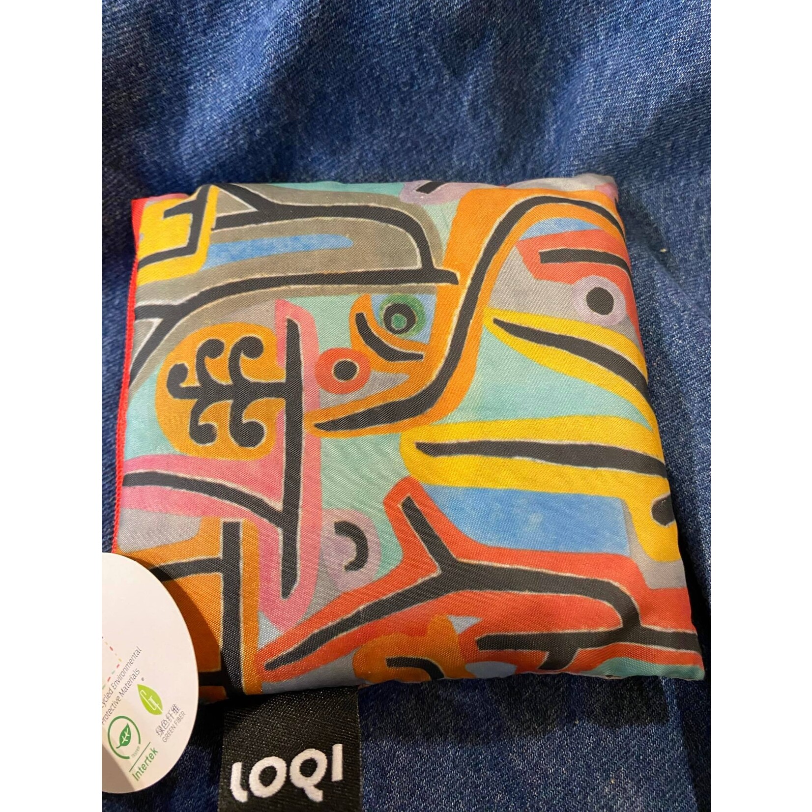 Loqi opvouwbaar tasje Loqi Bag Large - Park near Lu 1938 museum collection gerecycled Loqi LQpkplr