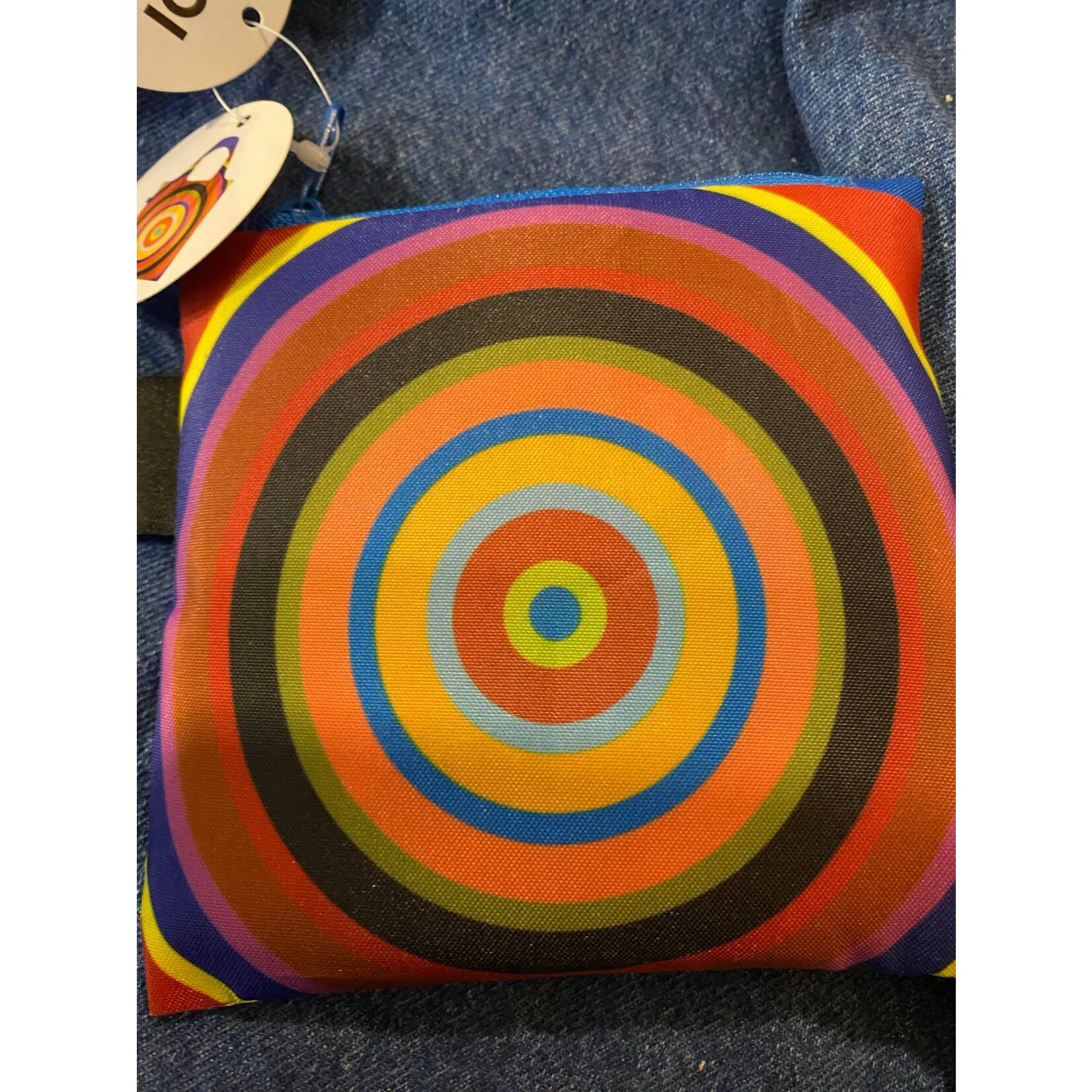 Loqi opvouwbaar tasje Loqi Bag Large - Poul Gernes Untitled Target Museum Collection gerecycled Loqi LQmcpgta