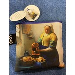 Loqi opvouwbaar tasje Loqi Bag Large - The Milkmaid het melkmeisje Johannes Vermeer MC gerecycled Loqi LQMCJVMIIB