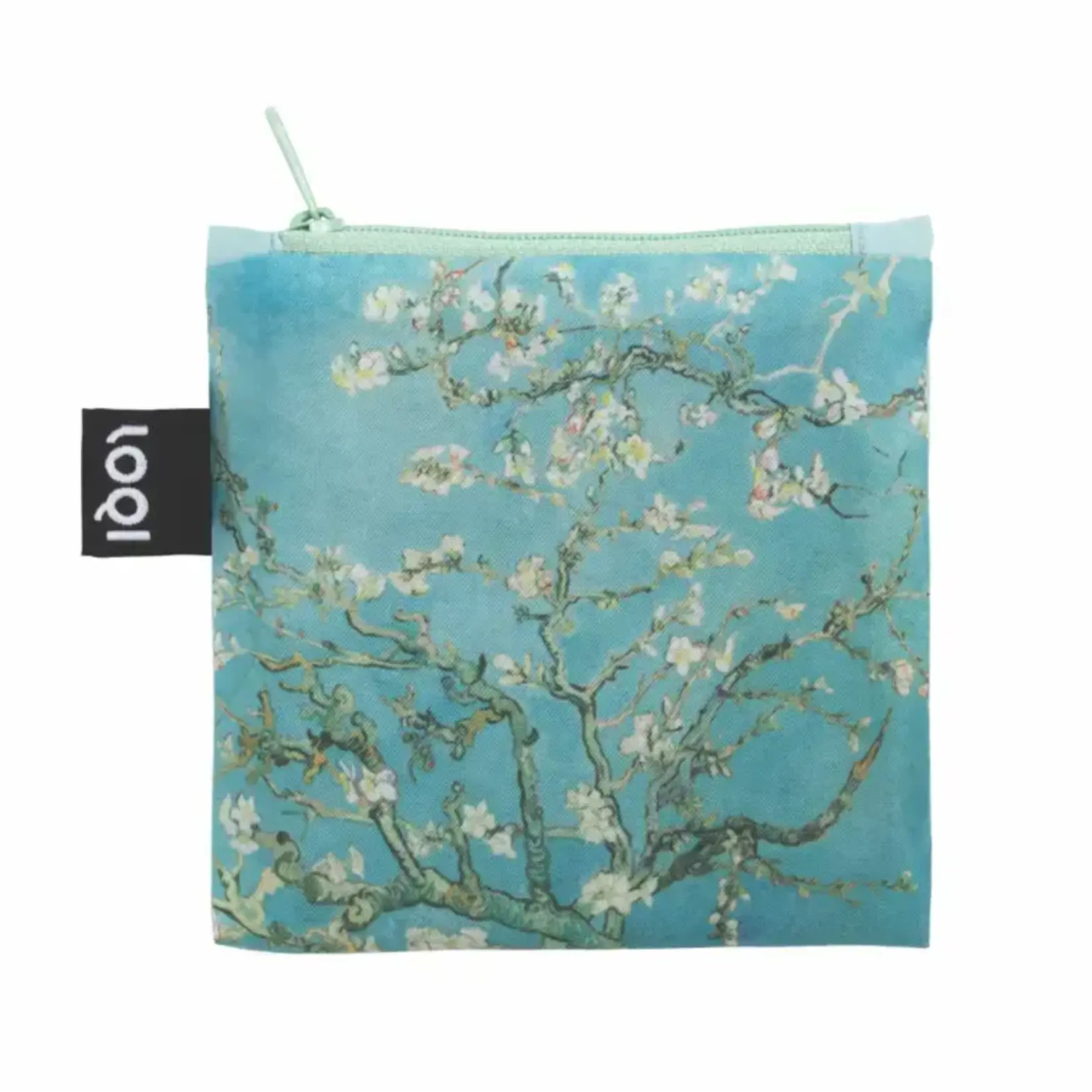 Loqi opvouwbaar tasje Loqi Bag Large -Vincent van Gogh Almond Blossom 1890 Museum Collection gerecycled Loqi LQvgmab