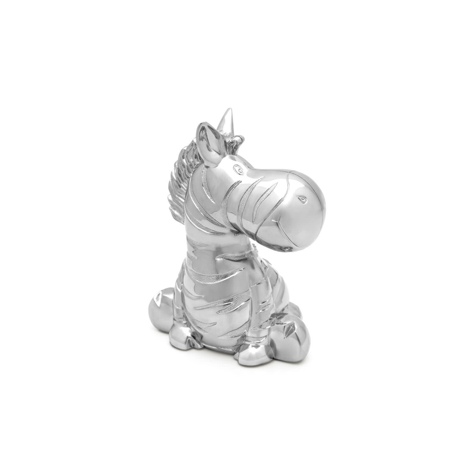 Diverse Merken Zilverstad spaarpot Zebra zilver kleur Zilverstad 6011060