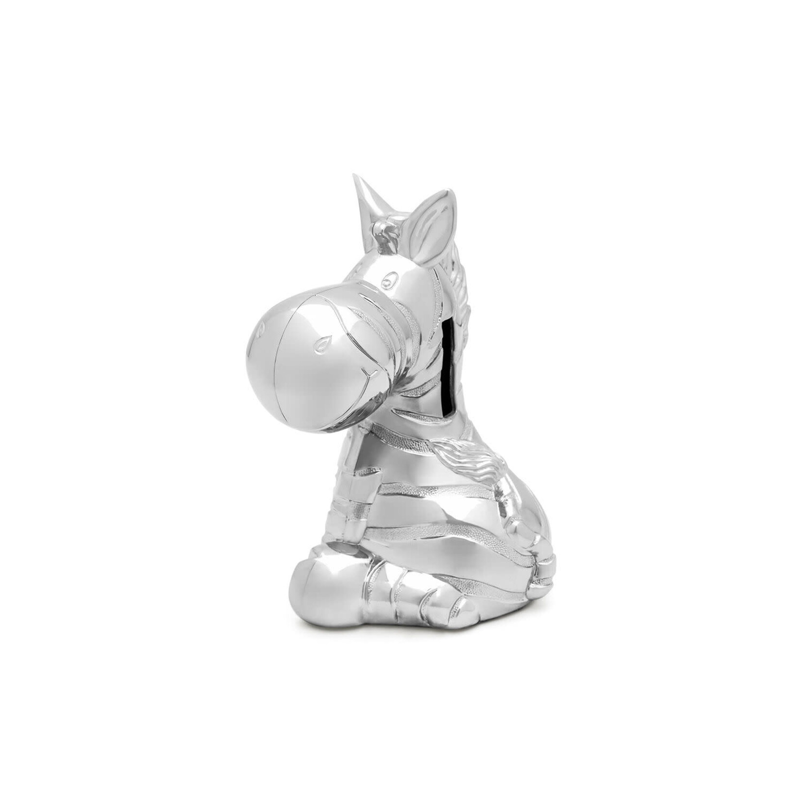 Diverse Merken Zilverstad spaarpot Zebra zilver kleur Zilverstad 6011060
