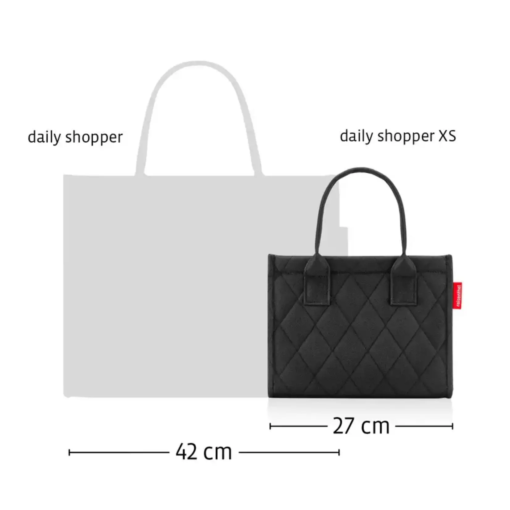 Reisenthel Reisenthel Daily Shopper XS  Rhombus Black Reisenthel GN7059
