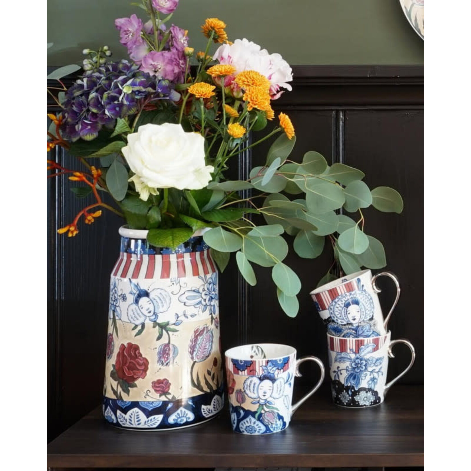 Heinen Delfts Blauw 300 ml Heinen Delfts Blauw Theemok Delftse sits mok The Heritage Collection Heinen Delfts Blauw Cdp721
