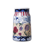 Heinen Delfts Blauw 25.5 cm Heinen Delfts Blauw Melkbus vaas Zeven Rozen The Heritage Collection Heinen Delfts Blauw Cdp712