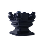 Heinen Delfts Blauw 17 cm Donker blauwe Bodem vaas stapelgekte Delfts Blauw bodem vaas Heinen Delfts Blauw D0385-3