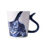 Heinen Delfts Blauw 300 ml Heinen Delfts Blauw mok Kattenstaart Speels Heinen Delfts Blauw M362