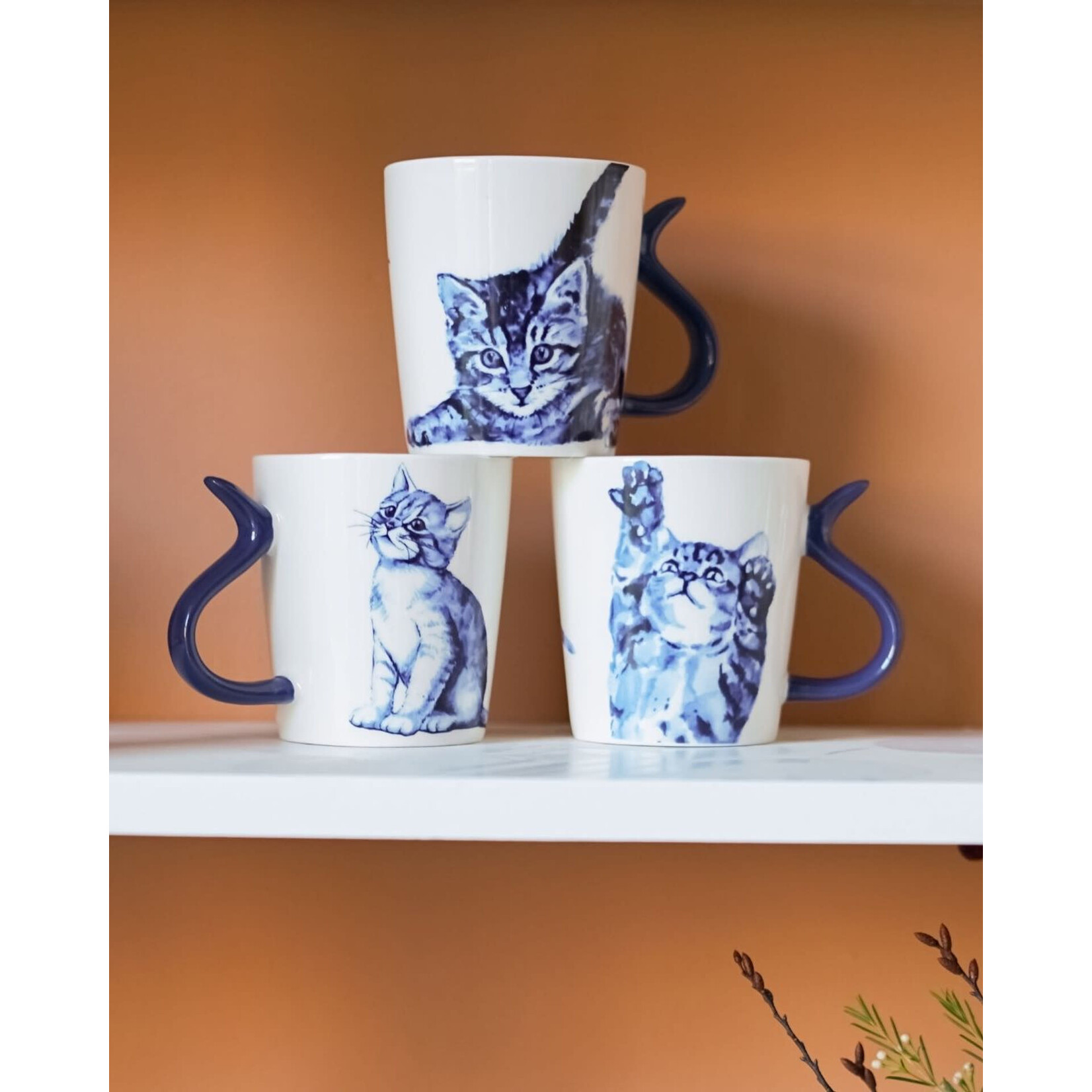 Heinen Delfts Blauw 300 ml Heinen Delfts Blauw mok Kattenstaart Ontdekken Heinen Delfts Blauw M363