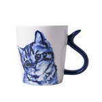 Heinen Delfts Blauw 300 ml Heinen Delfts Blauw mok Kattenstaart Vriendelijk Heinen Delfts Blauw M364