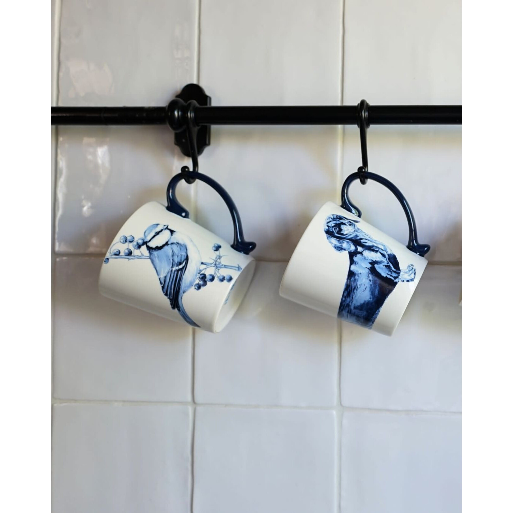 Heinen Delfts Blauw 300 ml Heinen Delfts Blauw mok Pimpelmees Heinen Delfts Blauw M371