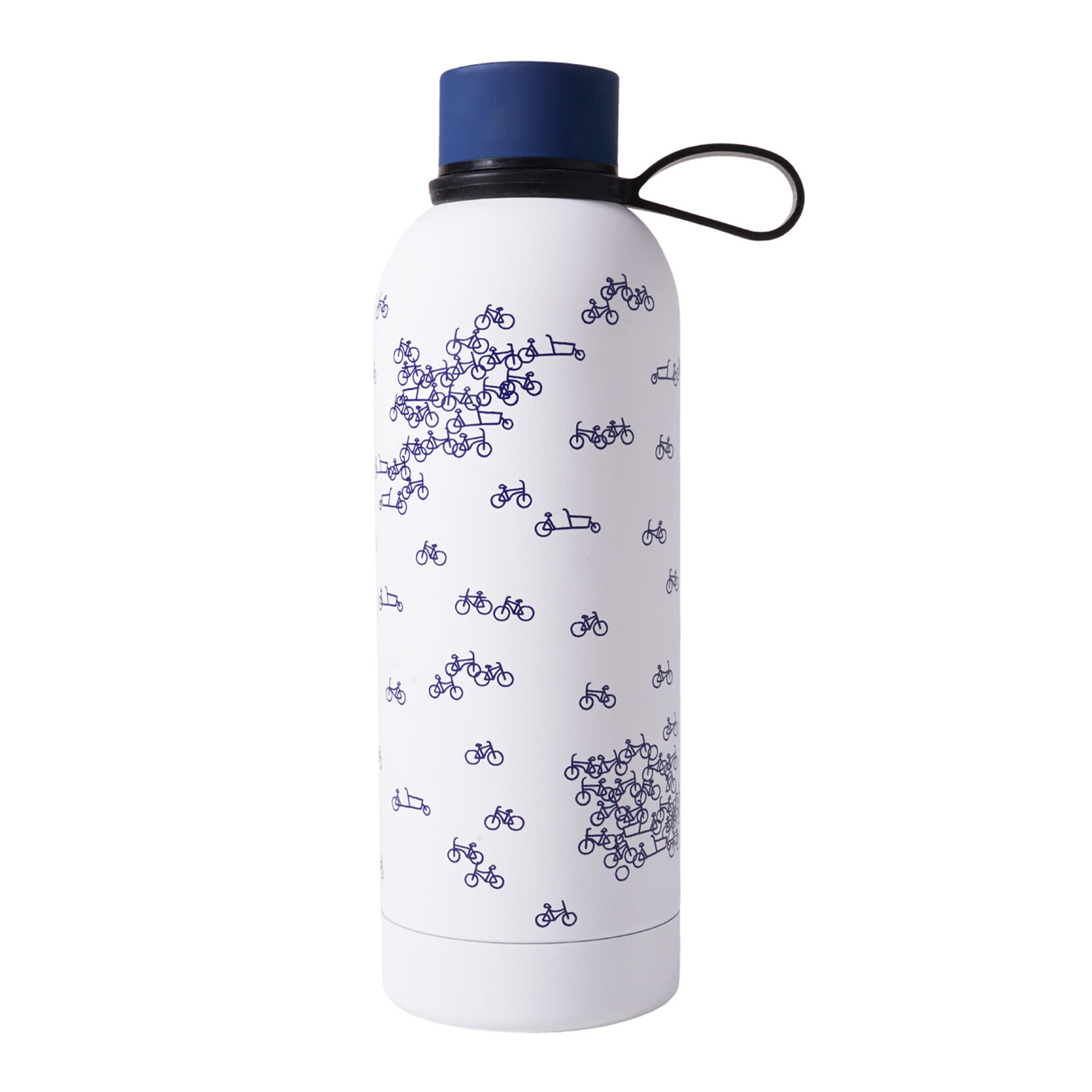 Heinen Delfts Blauw 500 ml Heinen Delfts Blauw Waterfles thermos fles De Blauwe Fiets Heinen Delfts Blauw WB005