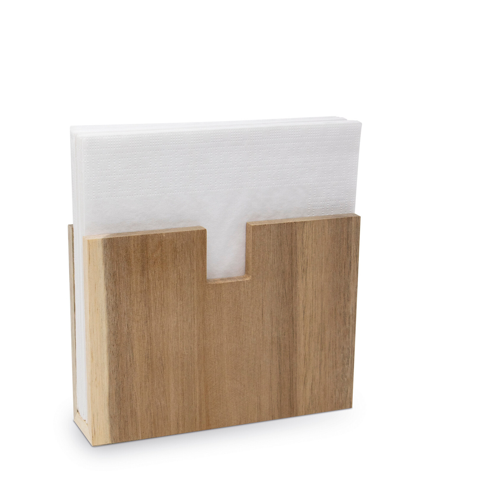 PPD Paper Product Design PPD houten Cocktail servettenhouder Pure 25 x 25 cm napkin holder nature PPD 186702144