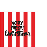 PPD Paper Product Design PPD 25 x 25 cm cocktail servetten Formart Very Merry Chrismas Napkin PPD 325003185