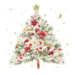 PPD Paper Product Design PPD 33 x 33 cm servetten Beautiful Christmas Tree Napkin PPD 333003128