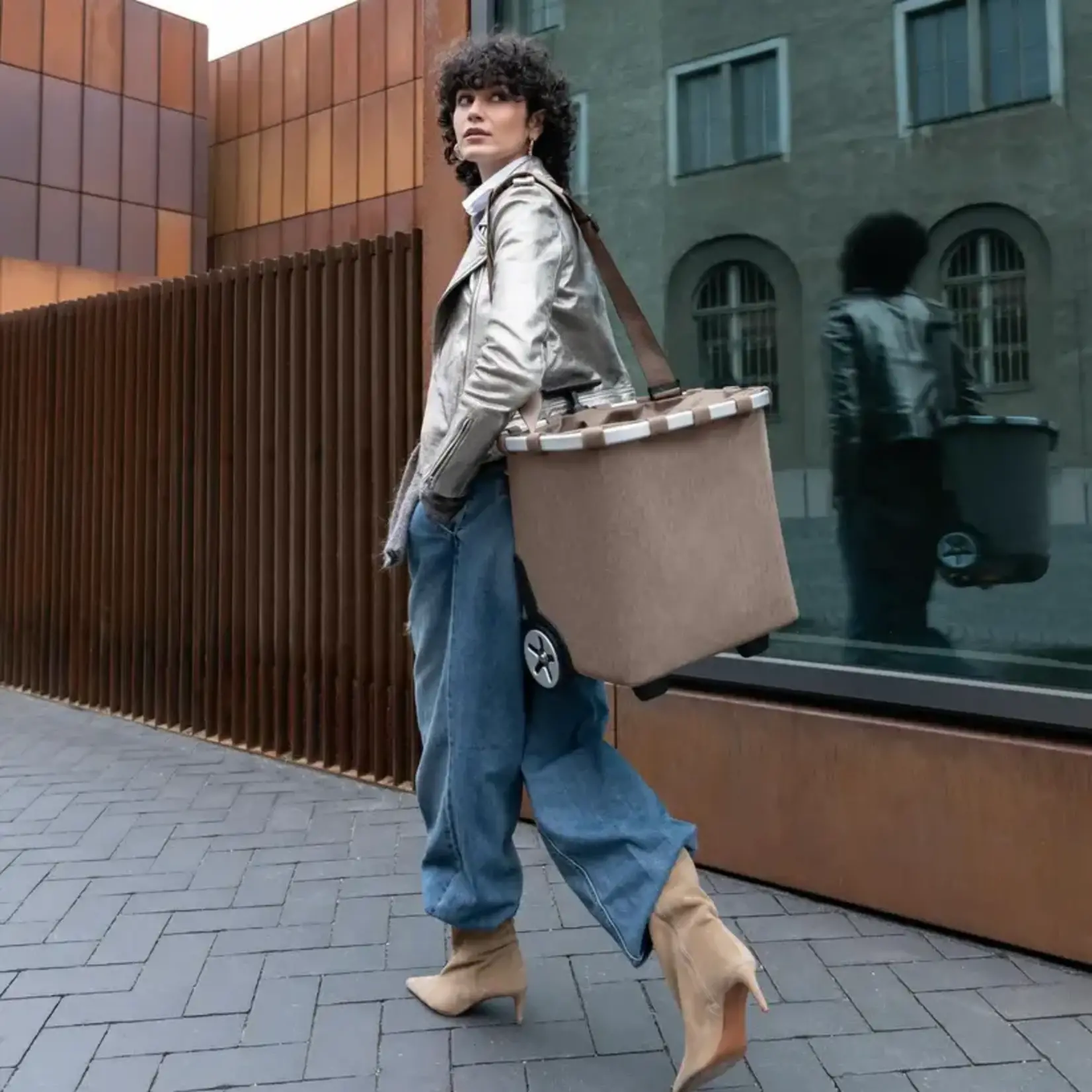 Reisenthel Reisenthel Carrycruiser Herringbone Mokka Reisenthel OE6054