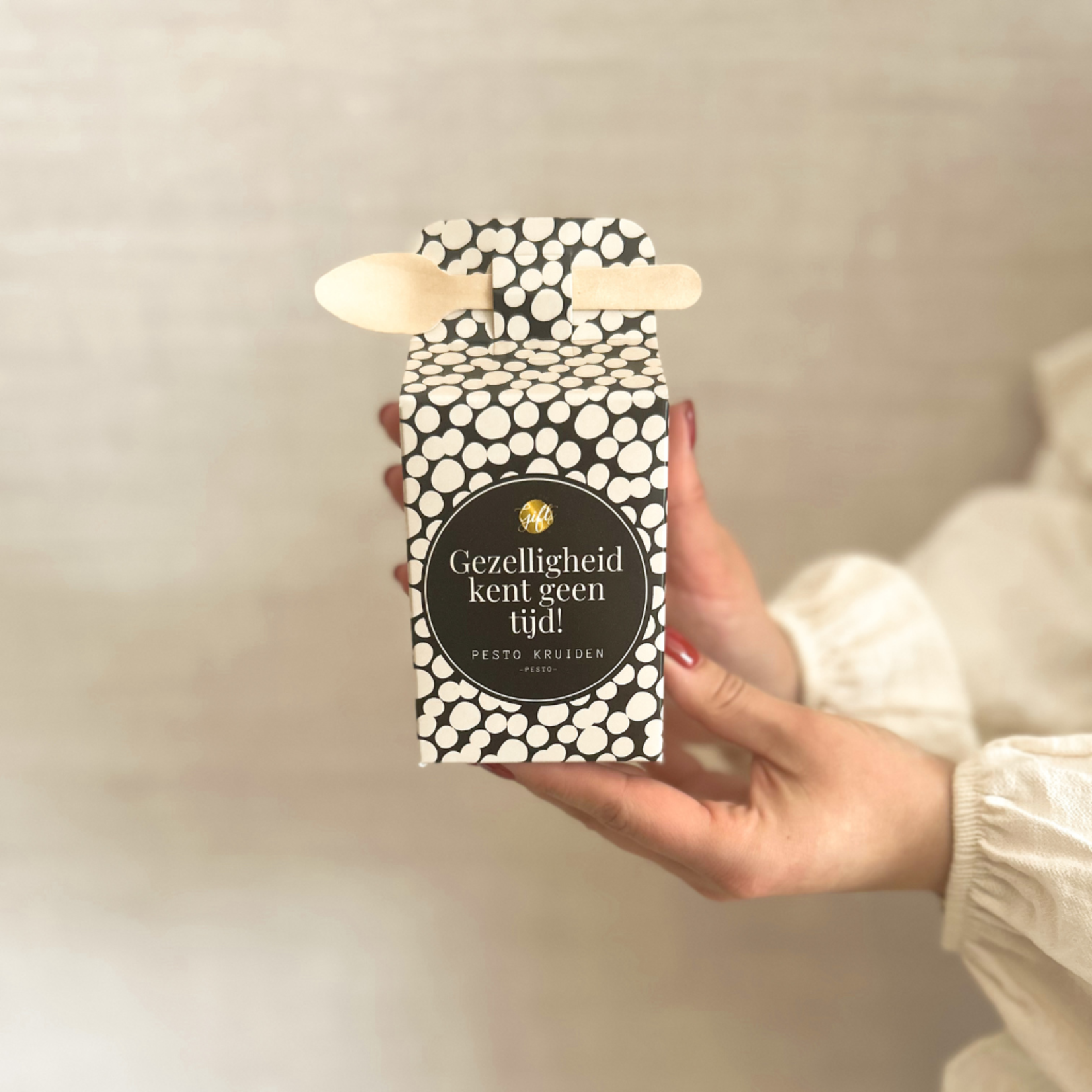 Diverse Merken Pesto kruiden Gezelligheid kent geen tijd verpakking The Big Gifts 7395 g