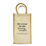 Diverse Merken Mooie duurzame tas, alleen maar borrelen, lachen en drinken! Het leven is goed The Big Gifts 705 Diverse Merken Mooie duurzame tas, alleen maar borrelen, lachen en drinken! Het leven is goed The Big Gifts 705