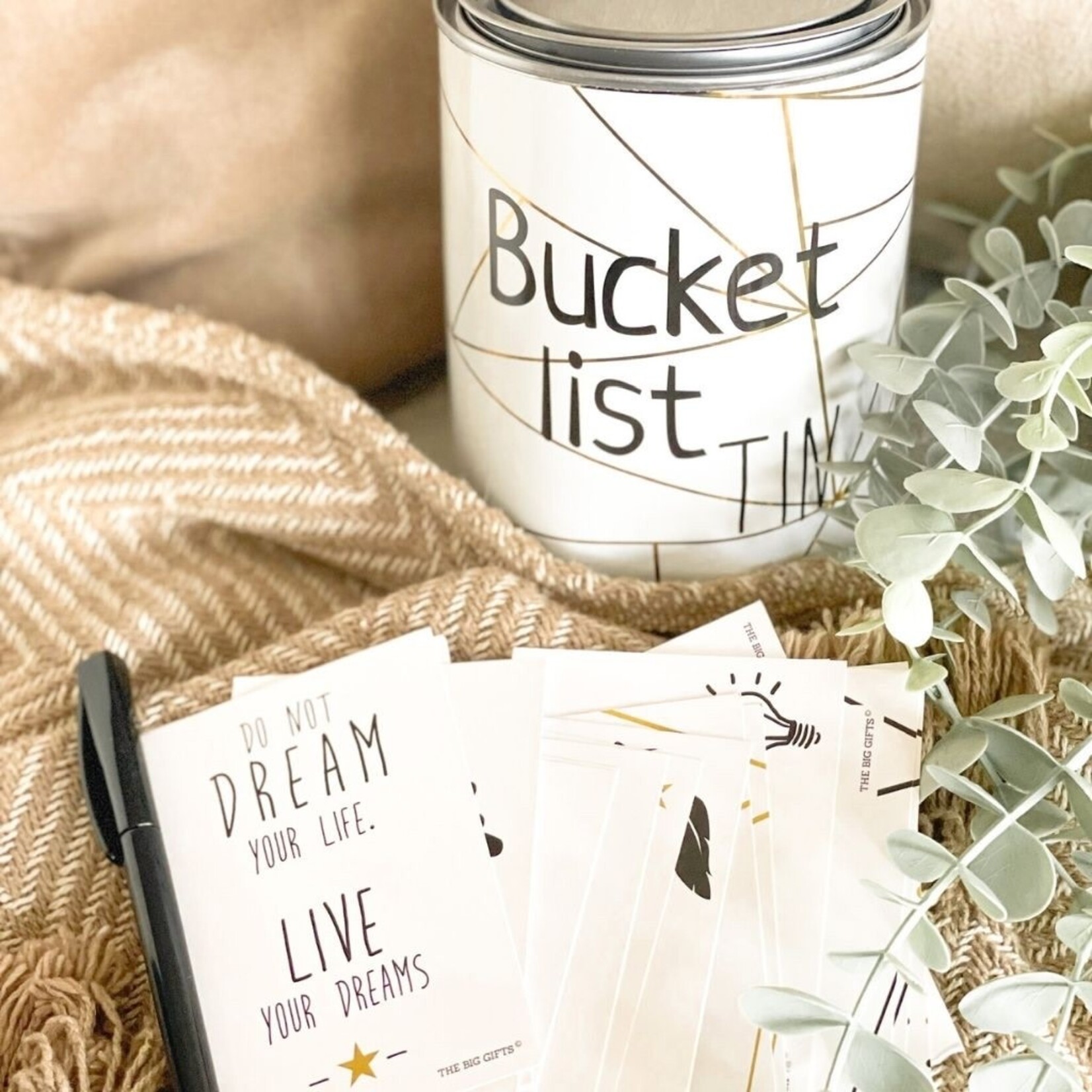 Diverse Merken Bucketlist blik Engelse versie The Big Gifts 14