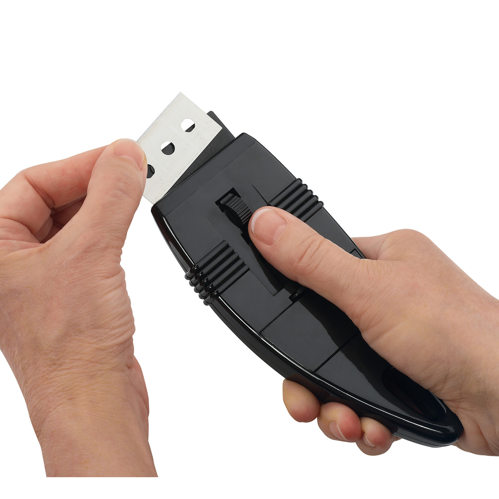 Kuchenprofi kookplaat schoonmaken met deze Zwarte kookplaat schraper Kuchenprofi 1310231000