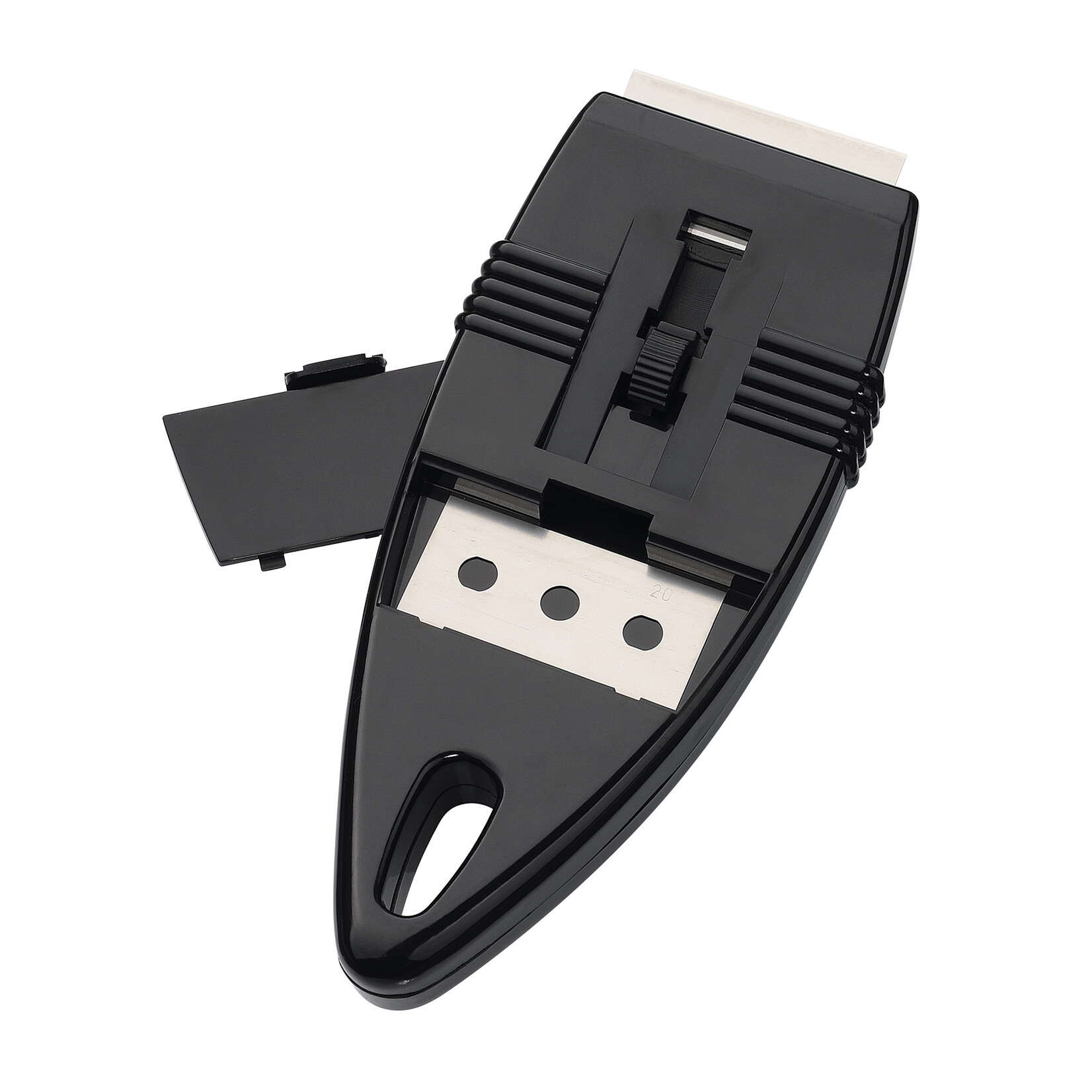 Kuchenprofi kookplaat schoonmaken met deze Zwarte kookplaat schraper Kuchenprofi 1310231000