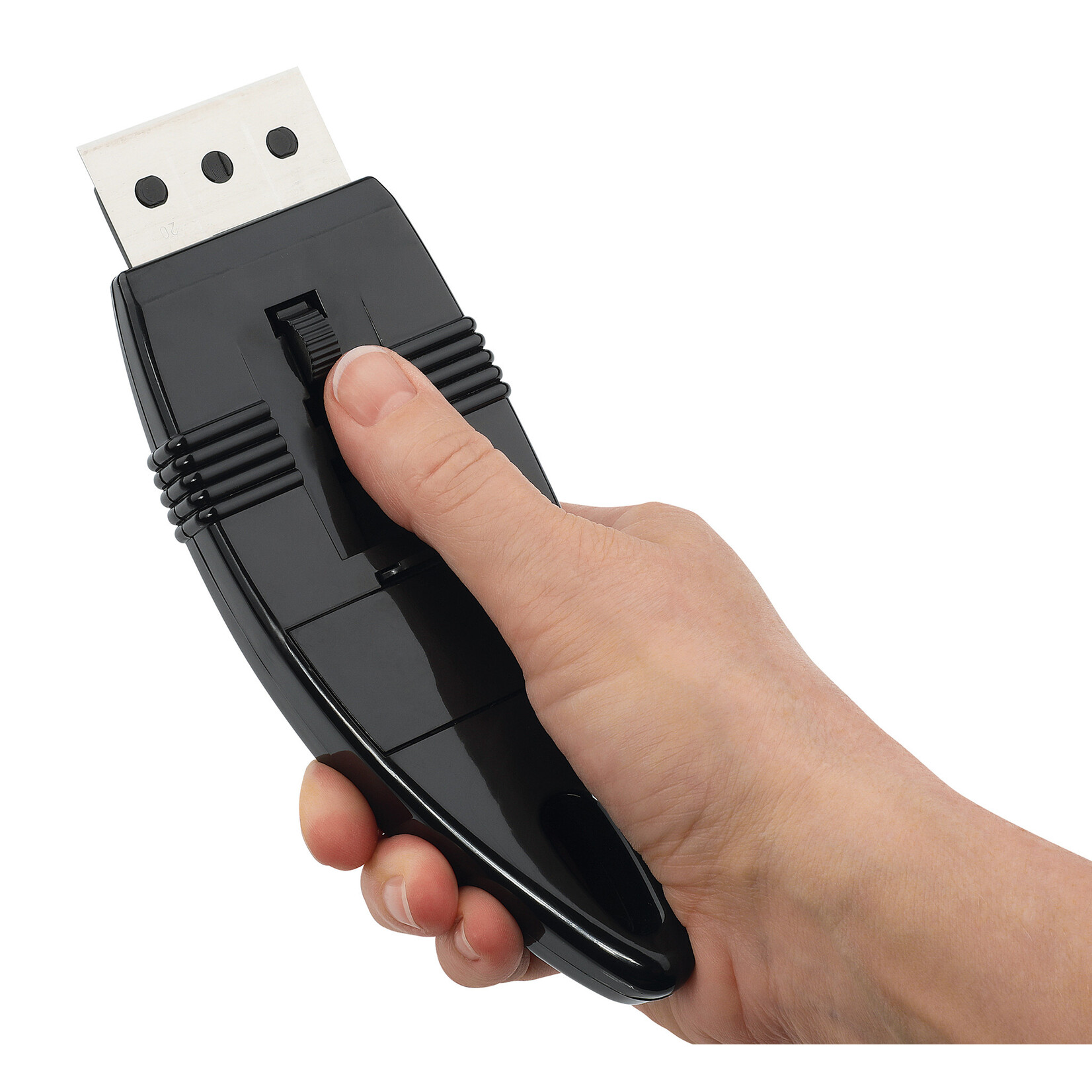 Kuchenprofi kookplaat schoonmaken met deze Zwarte kookplaat schraper Kuchenprofi 1310231000