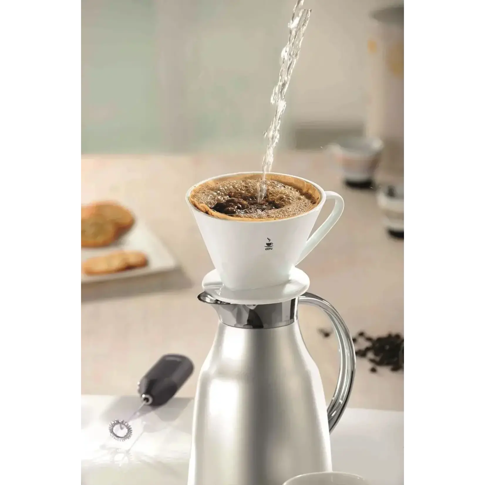 Gefu porseleinen koffiefilter maat 4 koffie filter Gefu Sandro koffiefilter porselein Gefu 16020