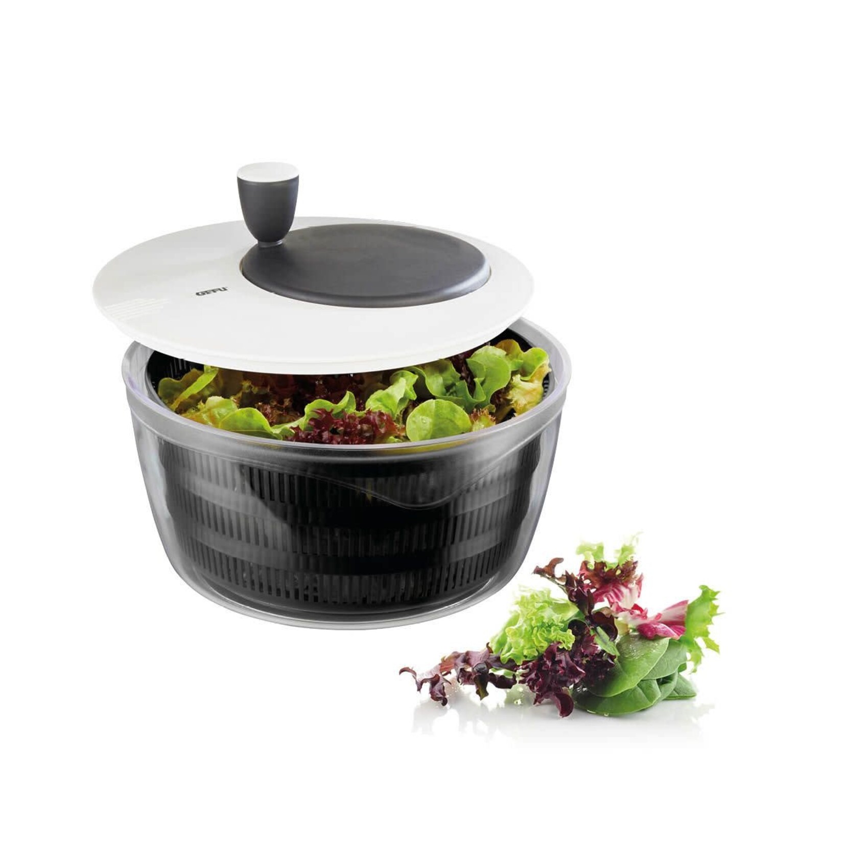 Gefu kunststof kruiden en Salade centrifuge sla zwierder Gefu Rotare saladespinner Gefu 28170