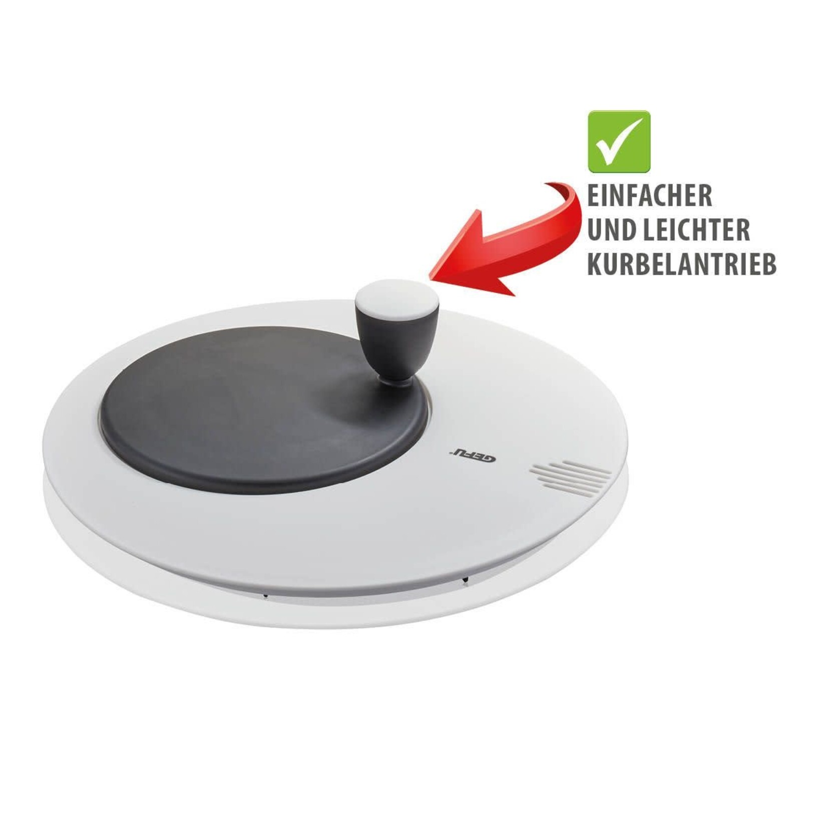 Gefu kunststof kruiden en Salade centrifuge sla zwierder Gefu Rotare saladespinner Gefu 28170