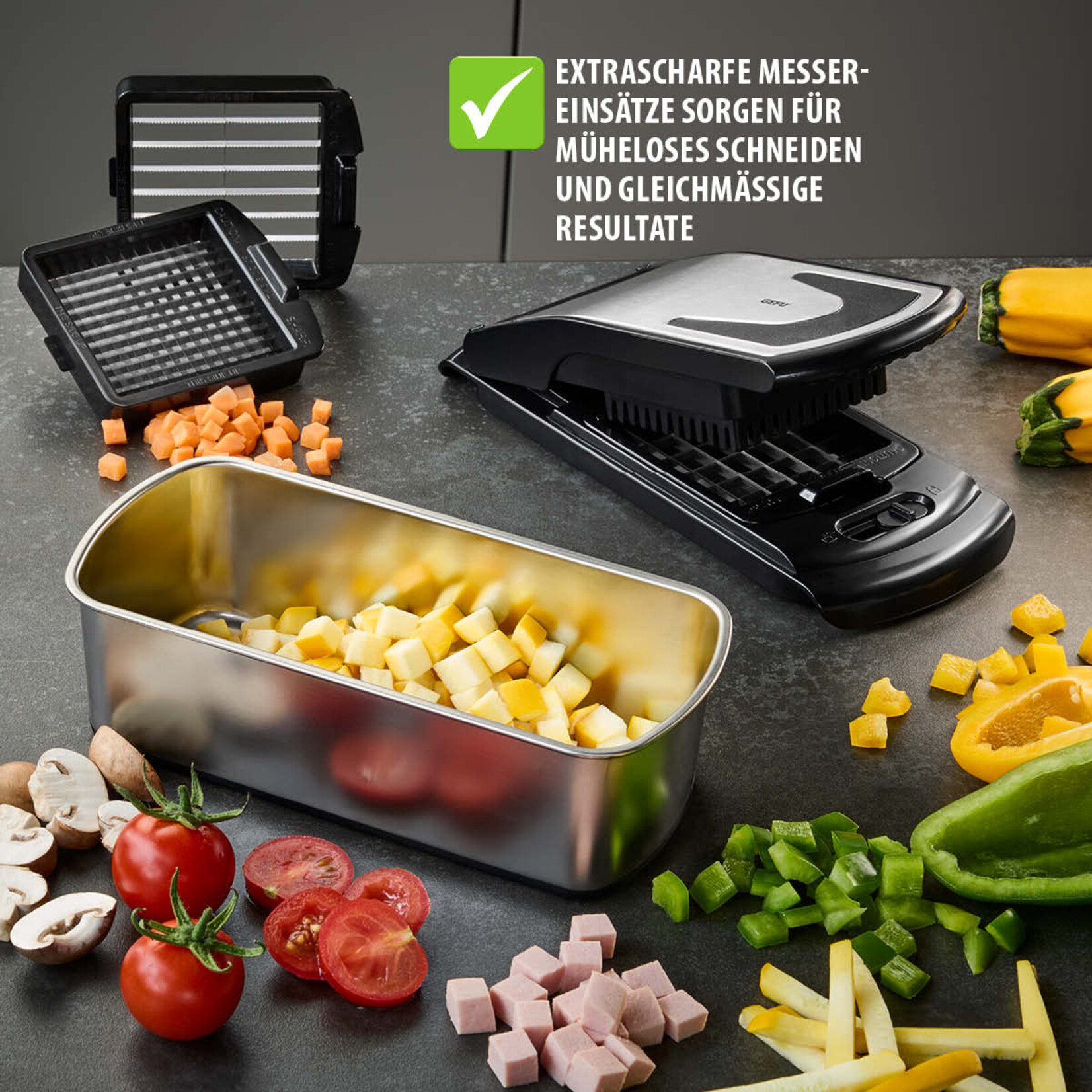 Gefu Blokjes en staafjes snijder Gefu Treppo 2.0 staafjes en blokjes snijder Gefu 13761