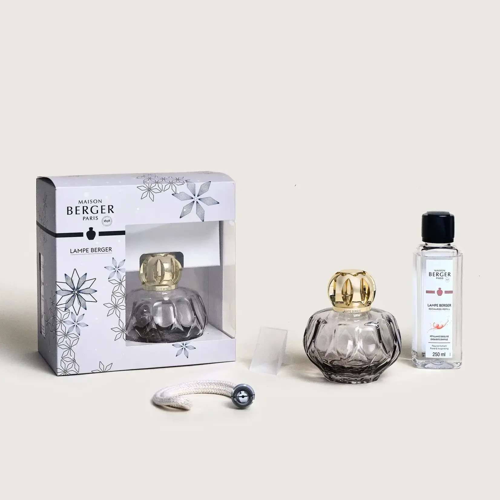 Maison Berger Paris 1898 Lampe Berger giftset Rosalie Grise Maison Berger Lampe Rosalie grijs Maison Berger 4862