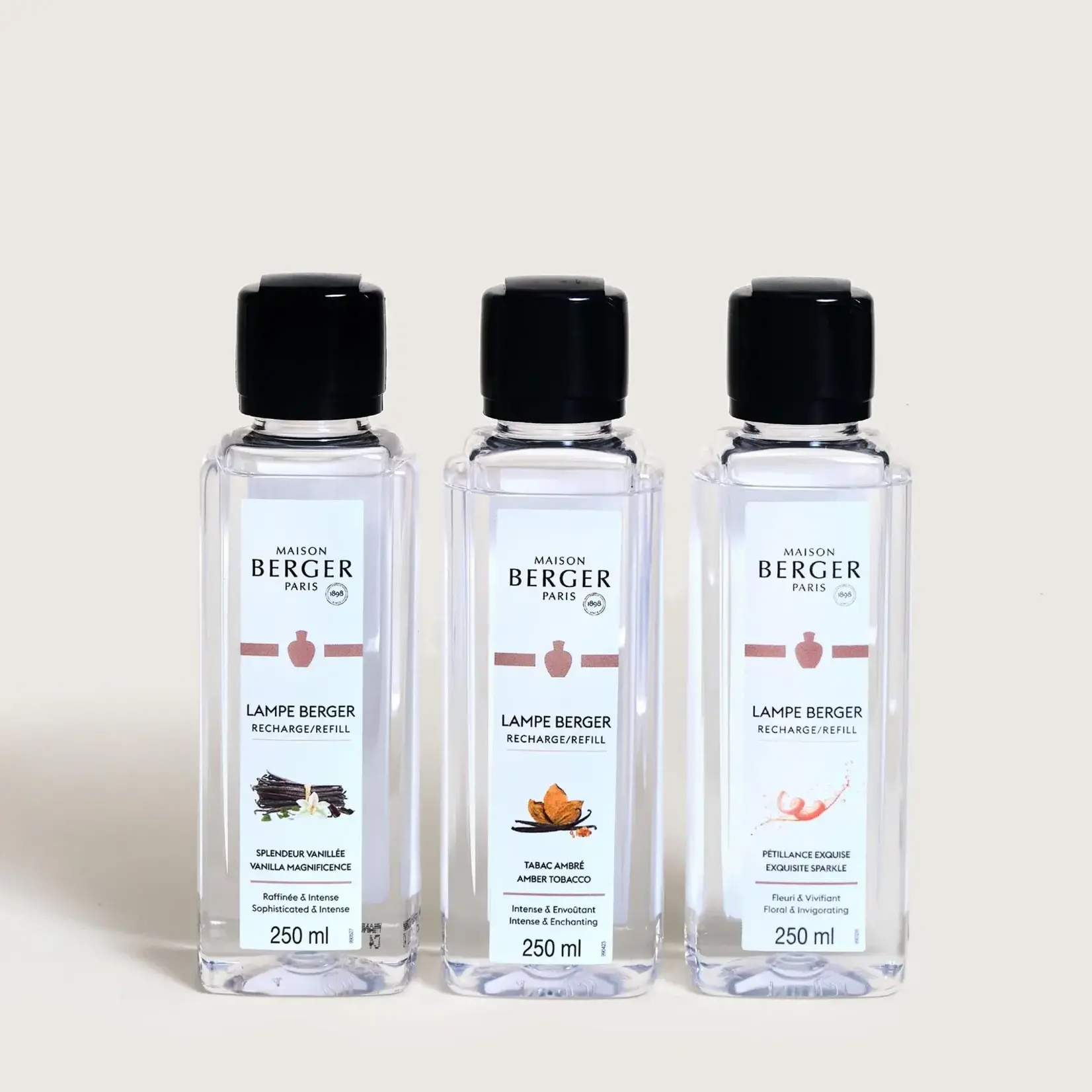 Maison Berger Paris 1898 set-3 huisgeuren 250 ml Maison Berger triopack Rosalie Lampe Maison Berger 24030