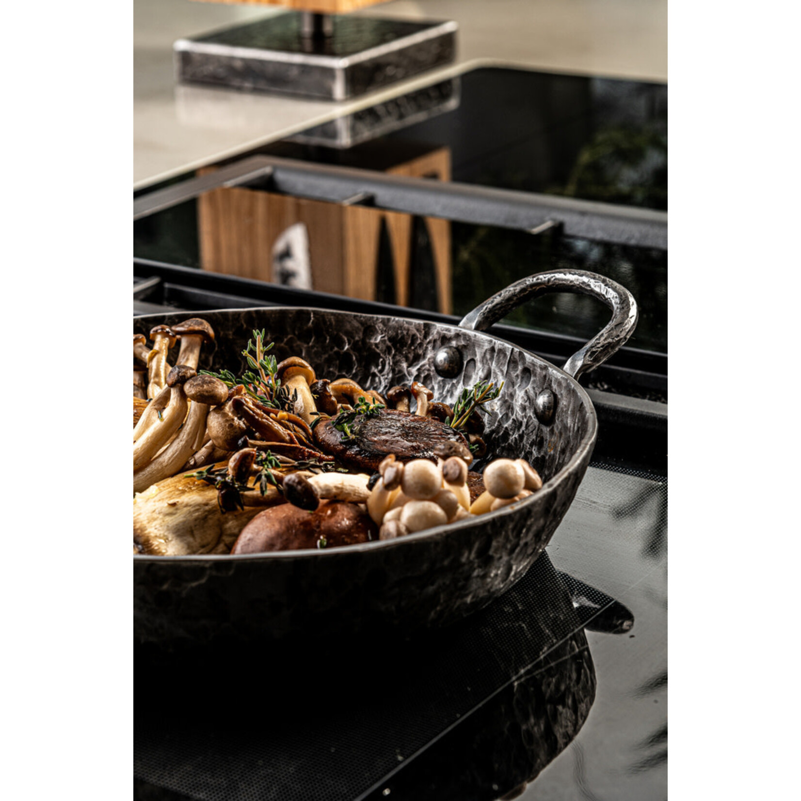 Forged 20 cm koekenpan serveerpan Forged Essentials serveerpan 2 handvaten 20 cm Forged EsFryPan2h20