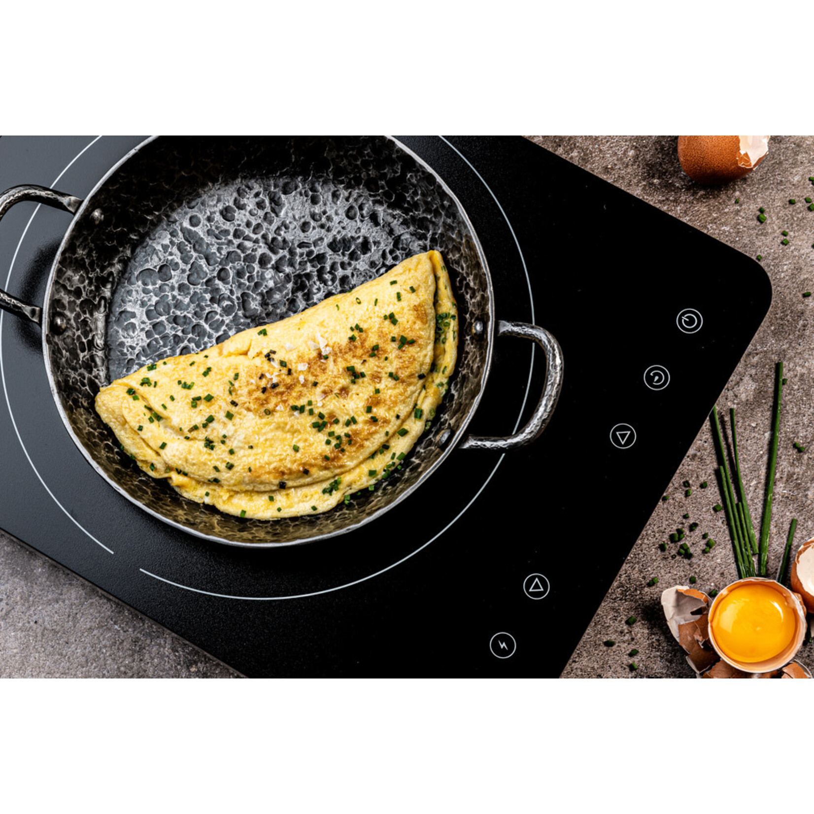 Forged 20 cm koekenpan serveerpan Forged Essentials serveerpan 2 handvaten 20 cm Forged EsFryPan2h20