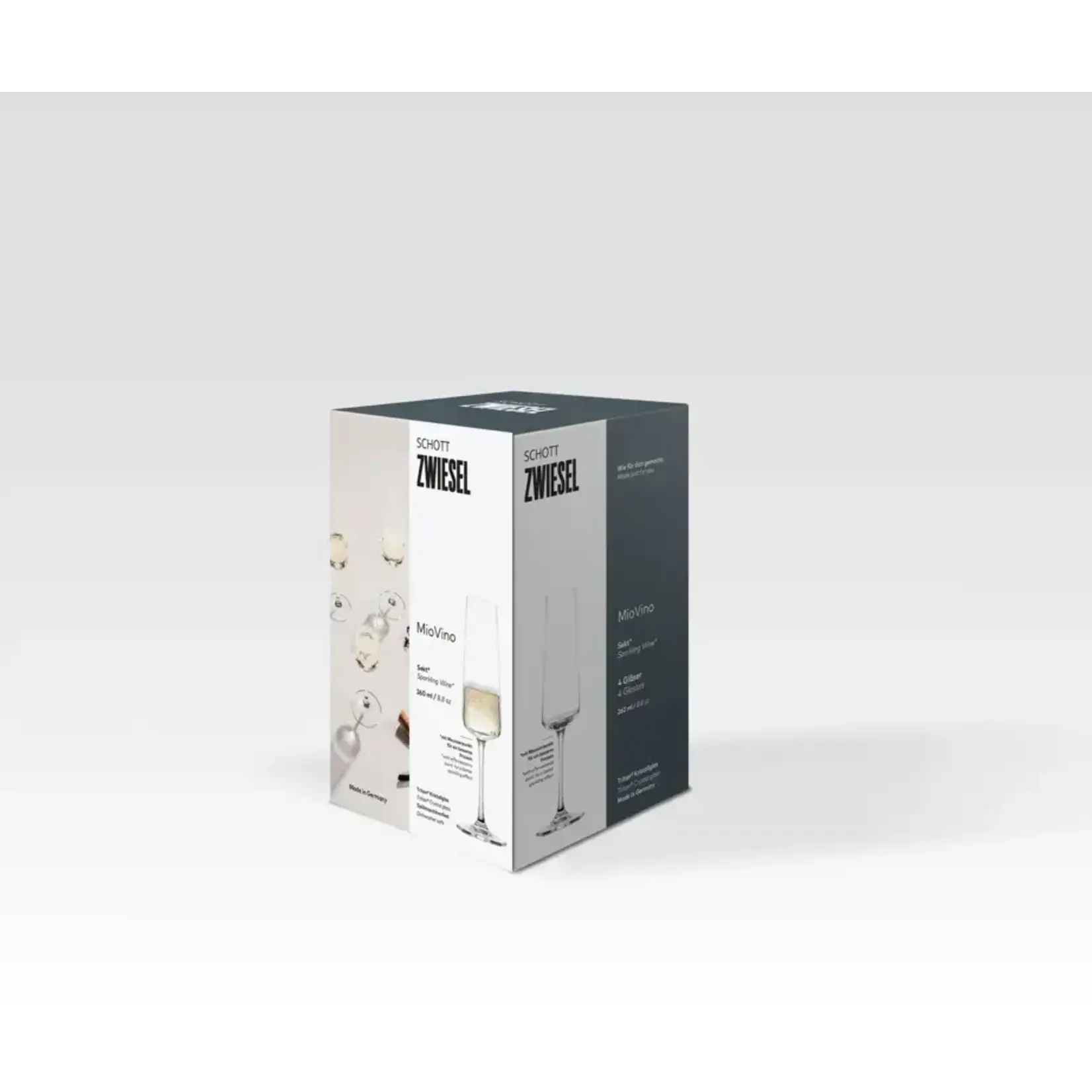 Zwiesel Collection Glas set-4 Champagneflûtes MioVino Schott Zwiesel MioVino 4x Champagne glas 260 ml Zwiesel 124052