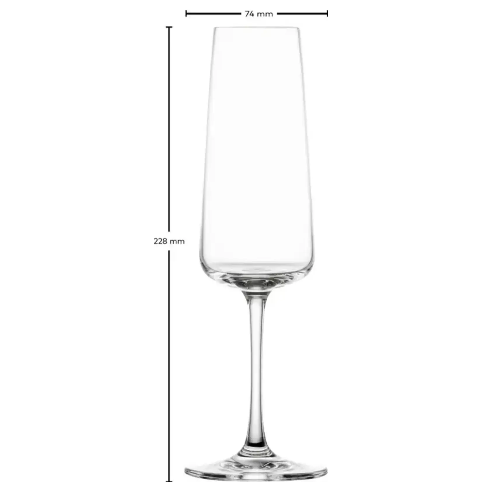 Zwiesel Collection Glas set-4 Champagneflûtes MioVino Schott Zwiesel MioVino 4x Champagne glas 260 ml Zwiesel 124052