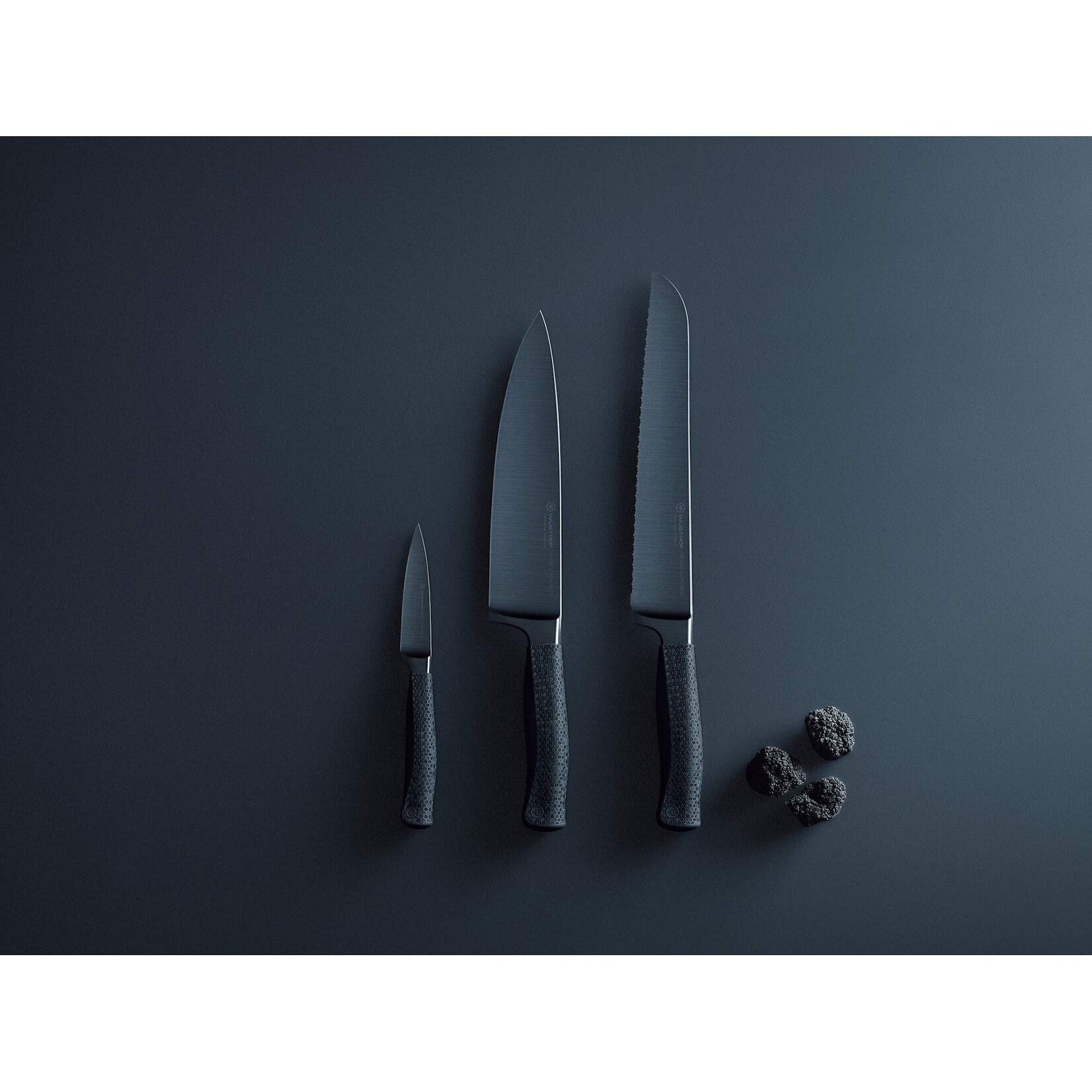 Wüsthof, messen uit Solingen gemaakt onder leiding van de 5e generatie familie Wusthof 5 delig messenblok Wusthof Performer messenblok zwart Performer Wusthof 1091270402