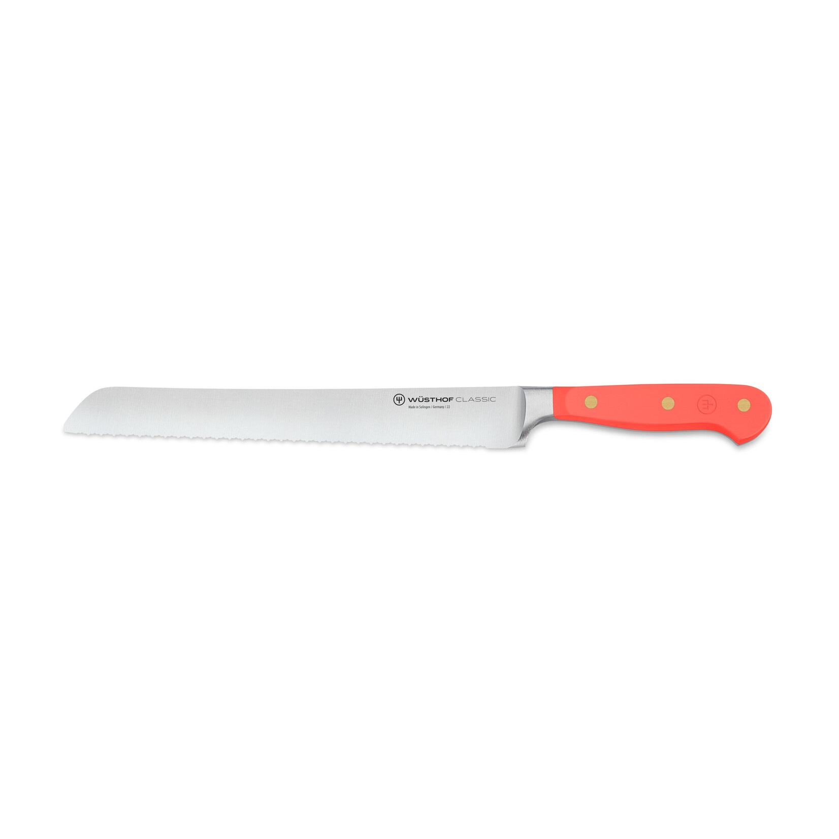 Wüsthof, messen uit Solingen 23 cm brood mes Wusthof Classic Color broodmes 23 cm Classic Coral Peach Wusthof 1061706323