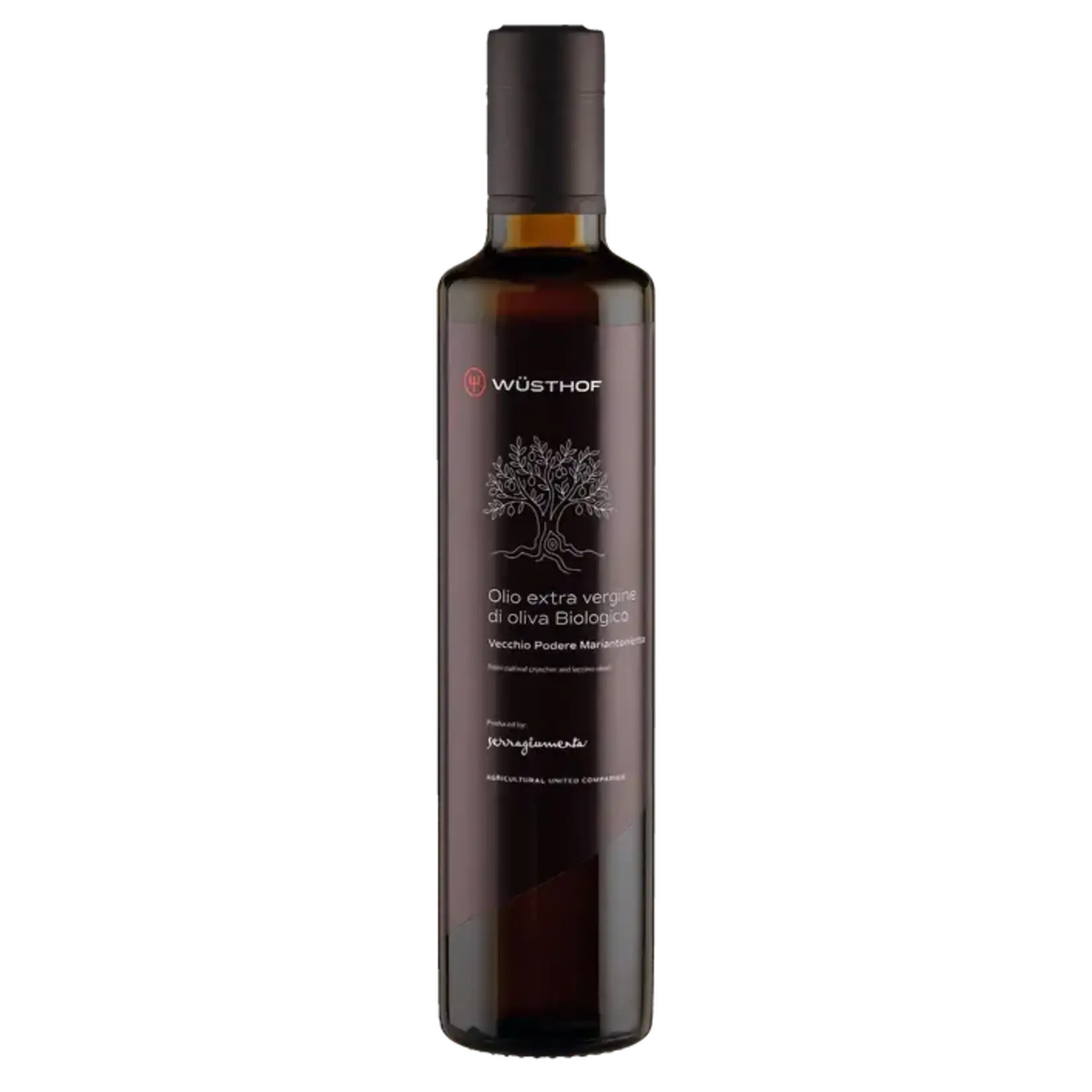 Wüsthof, messen uit Solingen Geschenkset Wusthof Amici koksmes 20 met een schitterende plank en Amici olijfolie Wusthof 1101360301