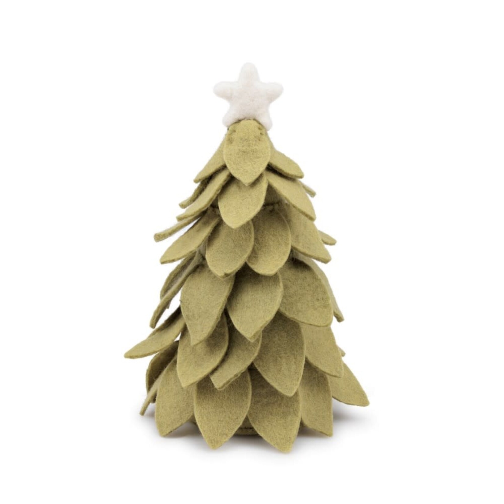 Sjaal met Verhaal Sjaal met verhaal Decoratie Kerstboom Lichtgroen Handmade Fairmade in Nepal