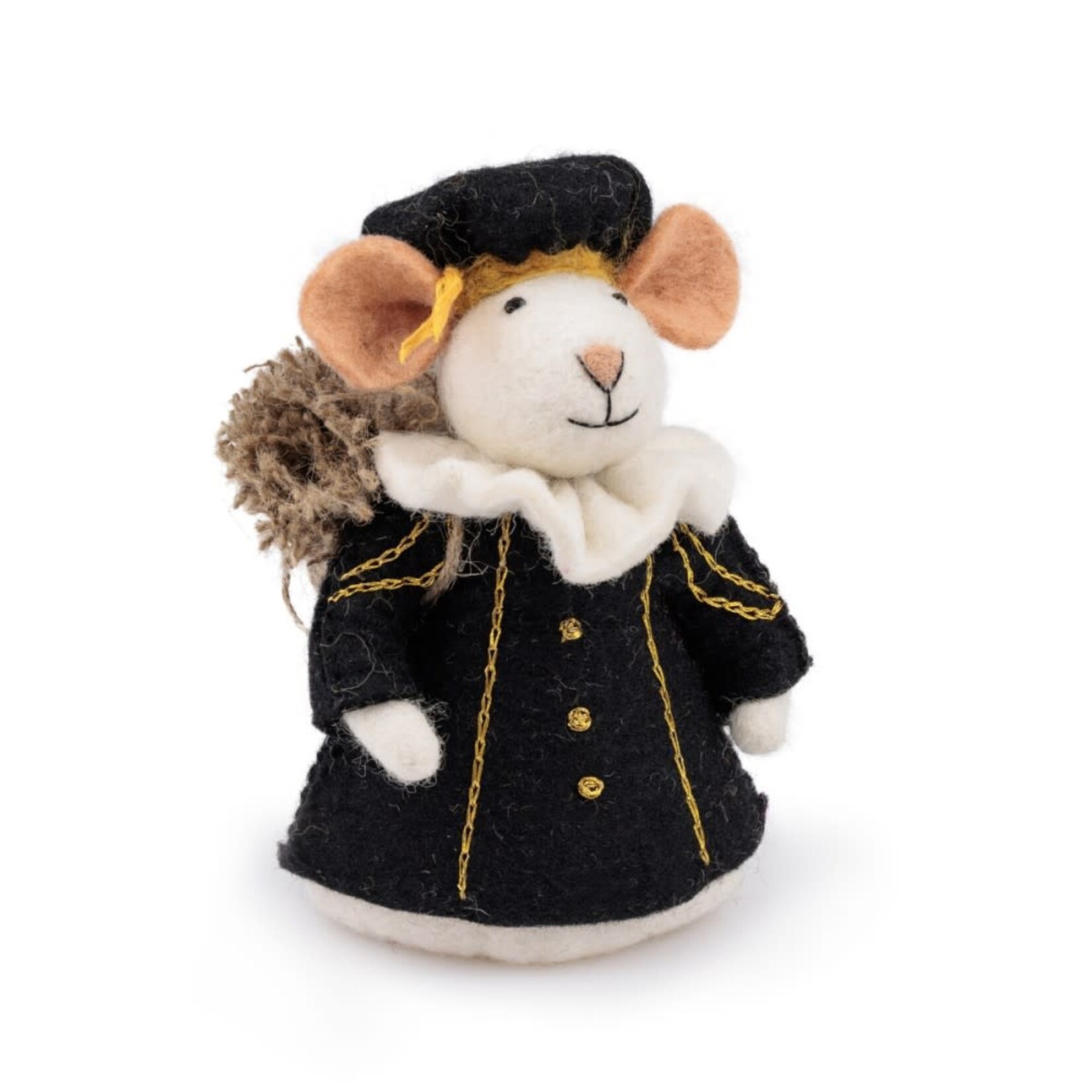 Fairmade Fairtrade Sint Decoratie muis Hoofdpiet Handmade Fairmade in Nepal