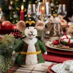 Sjaal met Verhaal Sjaal met verhaal Kerst Decoratie muis 17 cm Notenkraker Generaal fairmade Fairtrade uit Nepal