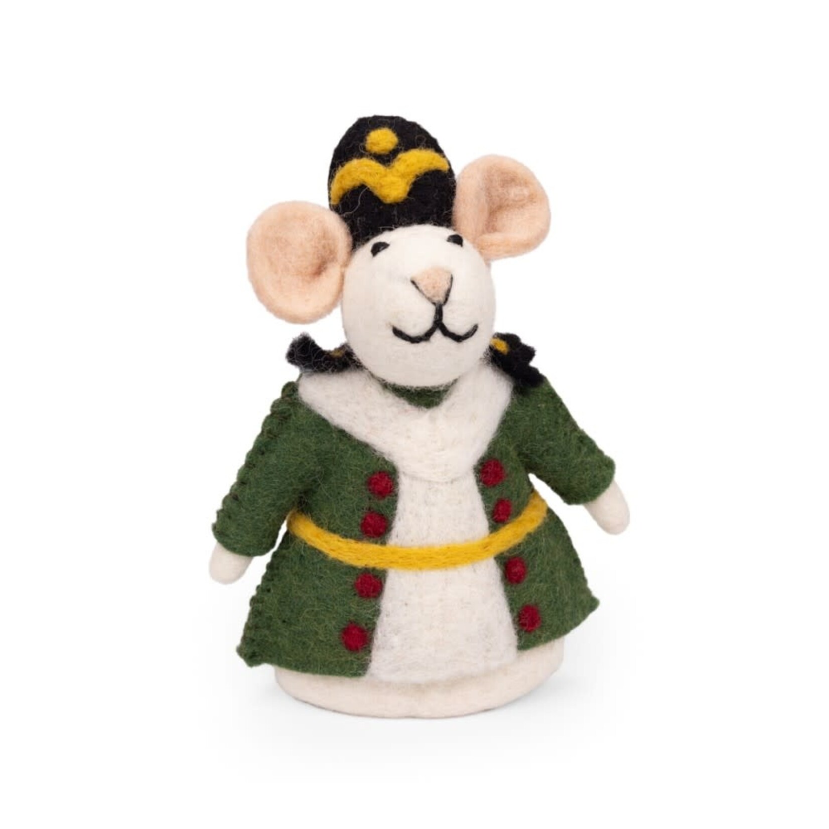 Sjaal met Verhaal Sjaal met verhaal Kerst Decoratie muis 17 cm Notenkraker Generaal fairmade Fairtrade uit Nepal