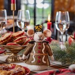 Fairmade Fairtrade voor Sjaal met Verhaal Sjaal met verhaal Kerst Decoratie muis 17 cm Notenkraker Luitenant fairmade Fairtrade uit Nepal